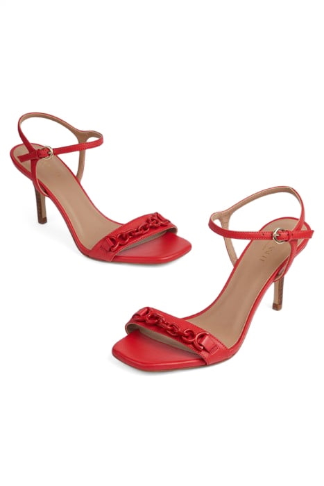 IVONNE WOODSTACK SANDAL POPPY 3
