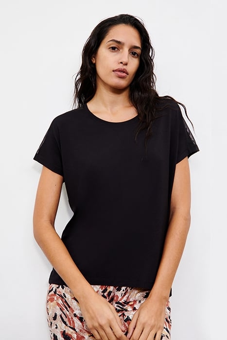 NW TOP TSHIRT SS BLACK 1