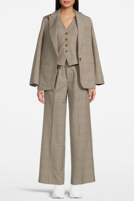 PLAID VEST MULTI PLAID 2