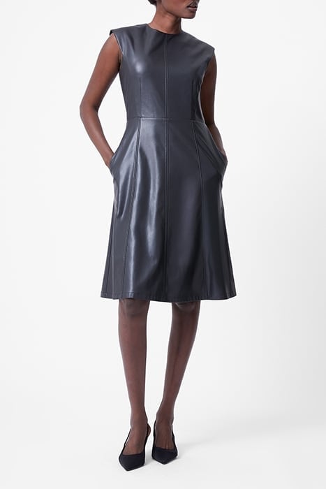 FAUX SLV LESS DRESS M BLACK 1