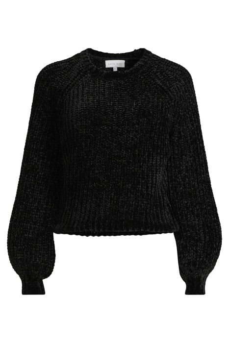 BISHOP SLEEVE TIE FRONT TOP BLACK 3