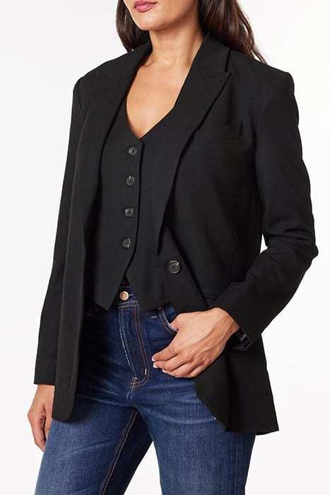 SNGL BREASTED BOYFRIEND BLAZER BLACK 4