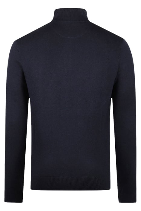 ZIP MOCK SWEATER NAVY 2