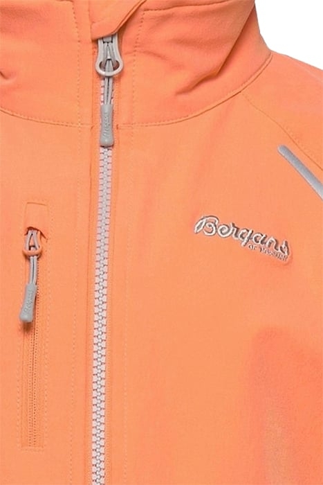 SJOA LIGHT SOFTSHELL YOUTH GIRL CANTALOUPE 3