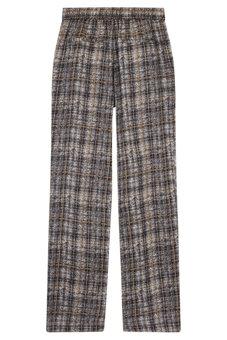 ELASTIC WAIST PANT TWEED PLAID 4