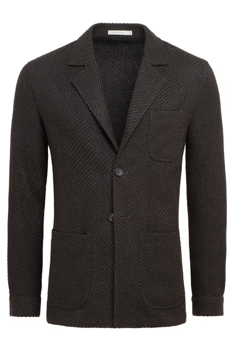 DARK BROWN RELAXED FIT SHIRT-JACKET 4