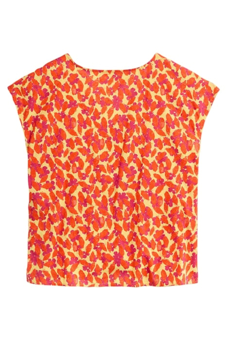 RAE COTTON VEST ORANGE 3