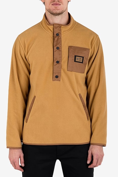 LOMA WNDCHILL 1/4 SNAP FLEECE EARTHSTONE 1