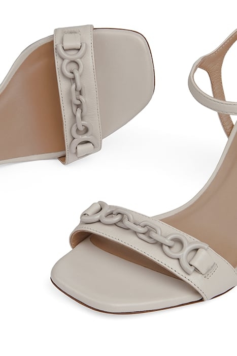 IVONNE WOODSTACK SANDAL OFF WHITE 4