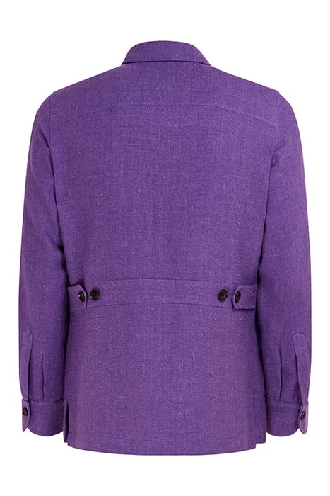 PURPLE RELAXED FIT SHIRT-JACKET PURPLE 5