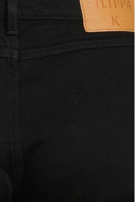 LACE FRONT JEANS NIGHT BLAC 5