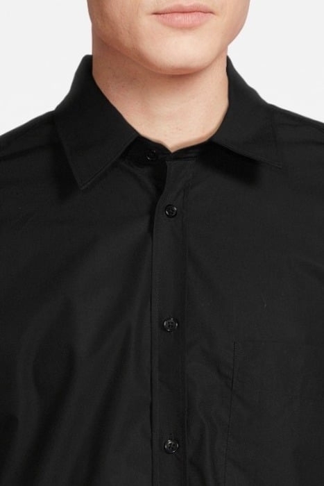 ROB POPLIN SHIRT BLACK 4