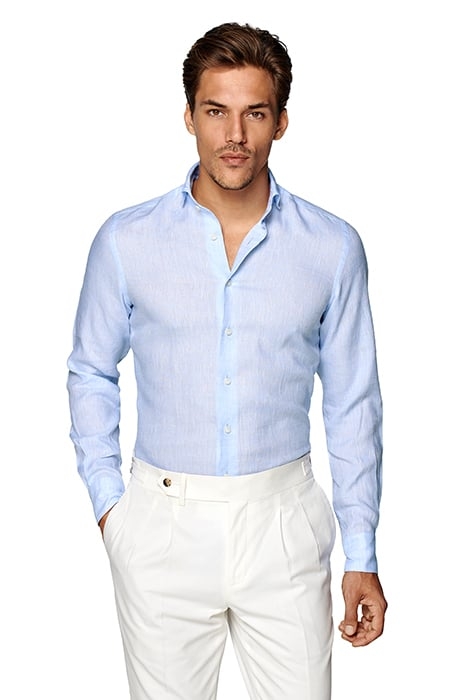 LIGHT BLUE SLIM FIT SHIRT LIGHT BLUE 1