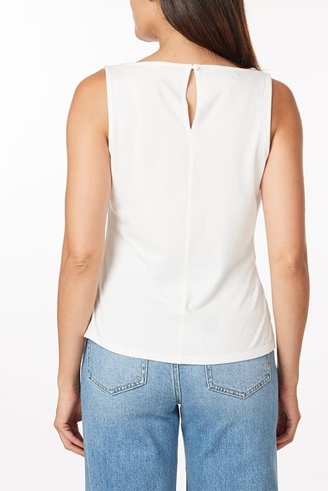 SLEEVELESS DRAPE NECK TOP SUGAR SWIZZLE 2