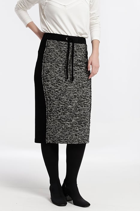 JACQUARD KNIT MARZO SKIRT BLACK 1