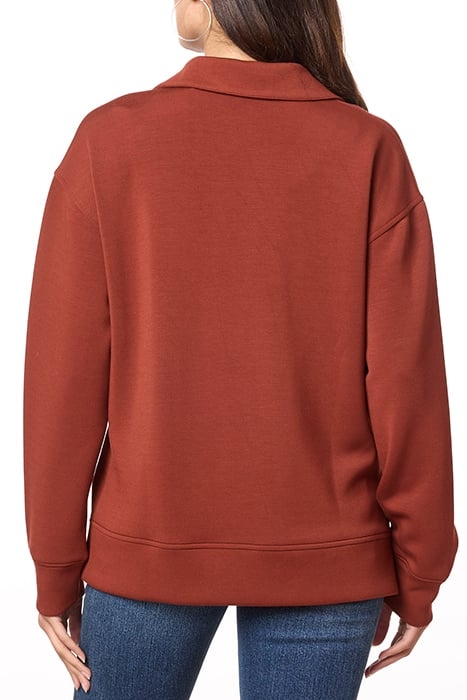 JOHNNY COLLAR SLIT HEM POPOVER ARABIAN SPICE 4