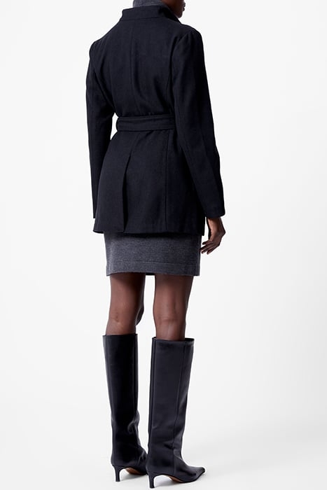 BELTED WRAP M W BLACK 3