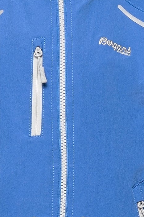 SJOA LIGHT SOFTSHELL YOUTH JACKET STRONG BLUE 3