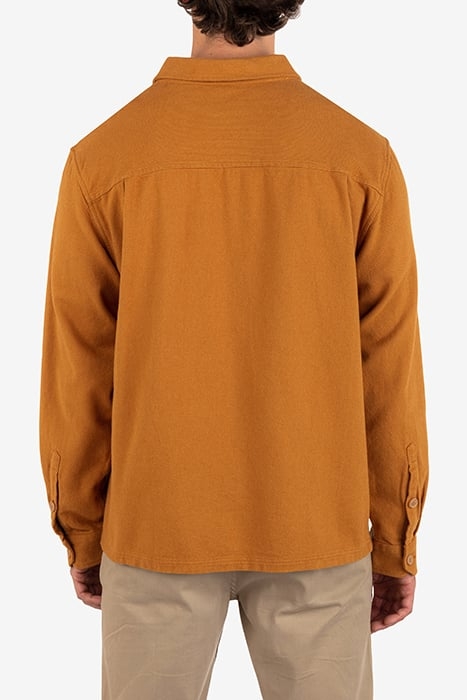 SANTA CRUZ TWILL FLANNEL LONG SLEEVE EARTHSTONE 2