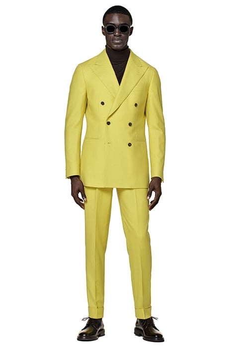 YELLOW TAILORED FIT HAVANA SUIT YELLOW 1