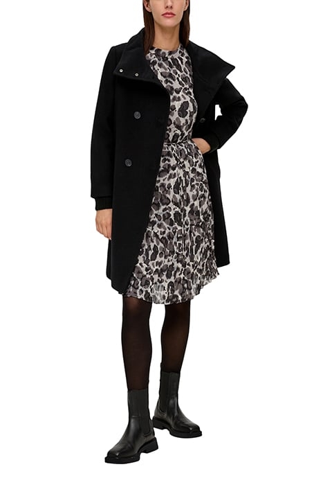 S.OLIVER DRESSES WHITE BLACK ALLOVER PRINT 4