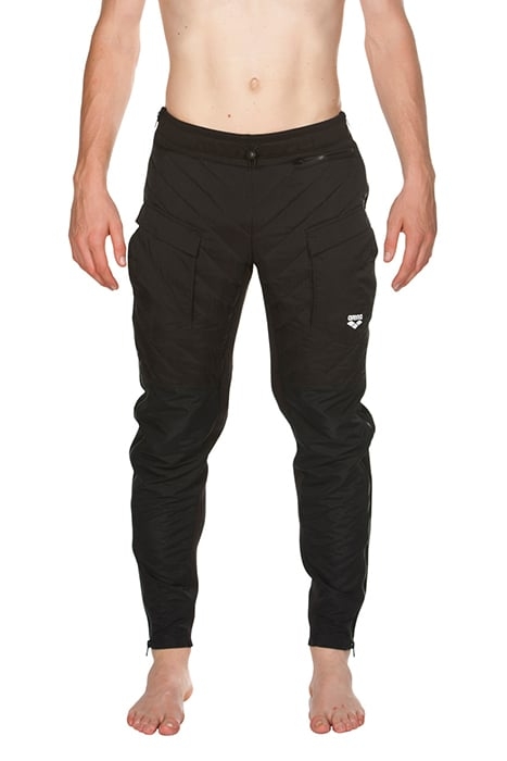 HALF-QUILTED PANT BLACK 1
