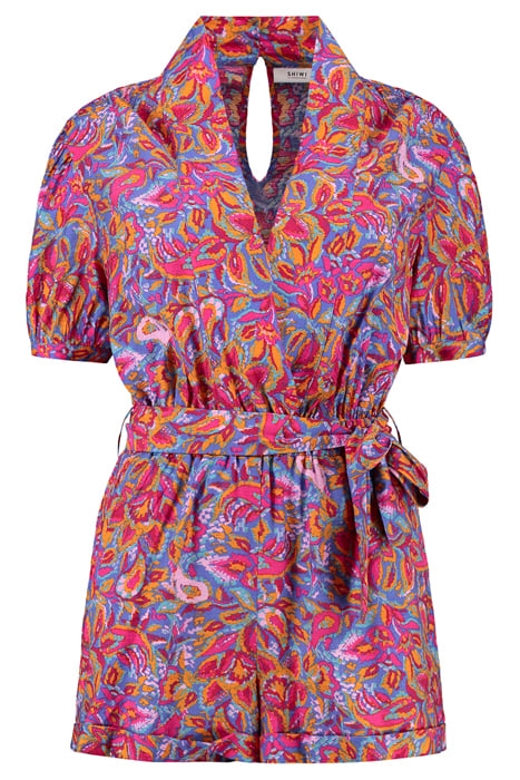 LADIES FRANCIS JUMPSUIT SICILIAN FLOWER PURPLE SICILIAN FLOW 5