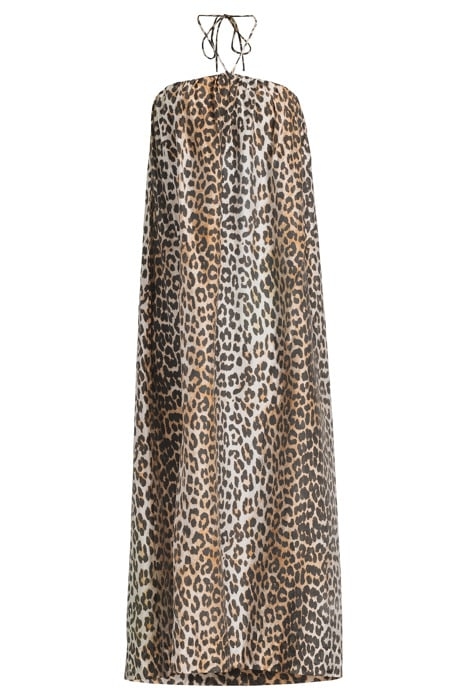 SHEER VOILE MAXI STRAP DRESS ALMOND MILK 3