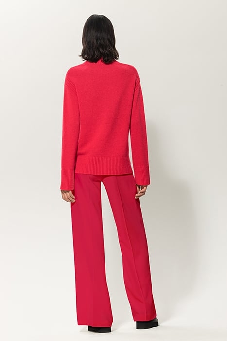 WIDELEG CRÊPE PANTS BRIGHT RED 2