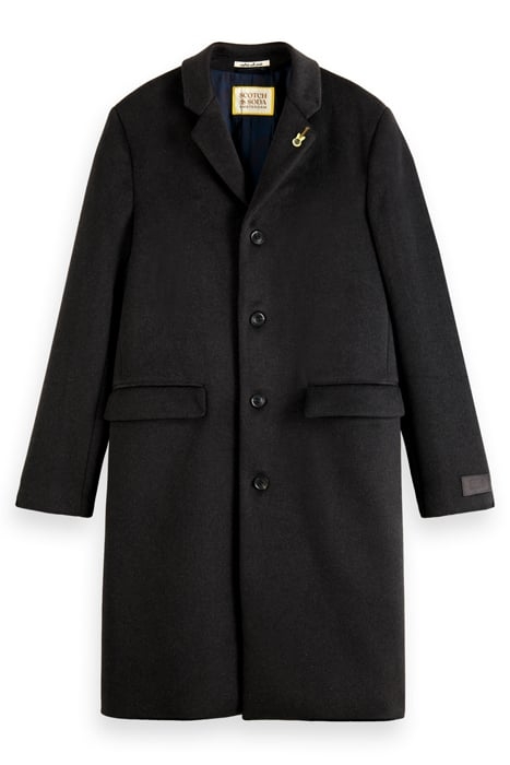 CLASSIC WOOL BLEND OVERCOAT CHARCOAL MELANGE 4