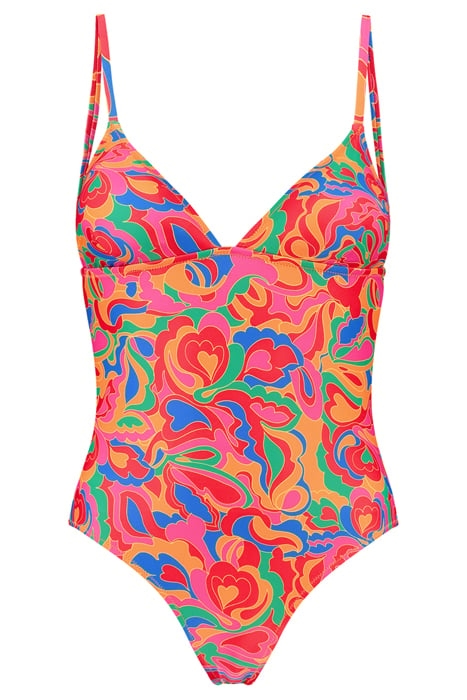 LADIES ROWY SWIMSUIT GROOVY LOVE ORANGE SUN GROOVY LOVE 4