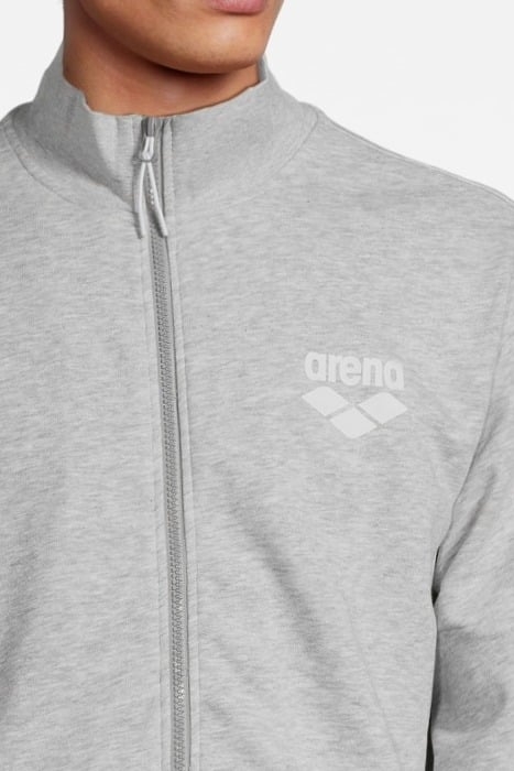 MAN TRACKTOP A-AFM810S23 LIGHT GREY MELANGE 4