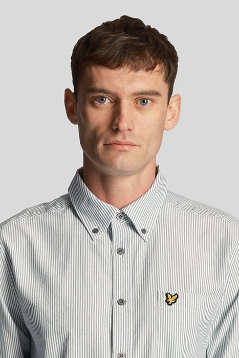 STRIPE OXFORD SHIRT COURT GREEN / WHITE 5