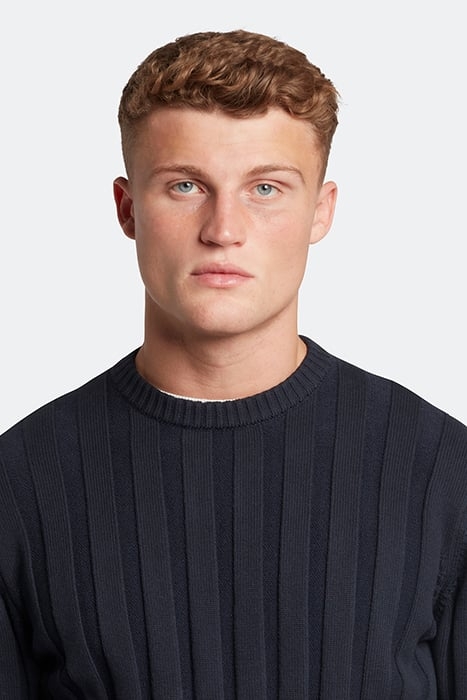 RELIEF STITCH JUMPER DARK NAVY 5