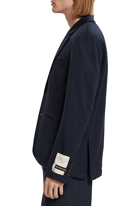 UNCONSTRUCTED REGULAR-FIT KNITTED BLAZER NIGHT 6