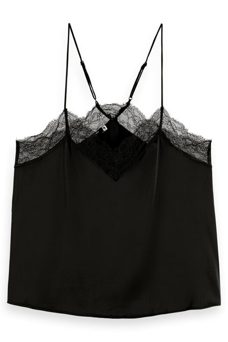 CAMISOLE WITH LACE DETAIL VINYL 4
