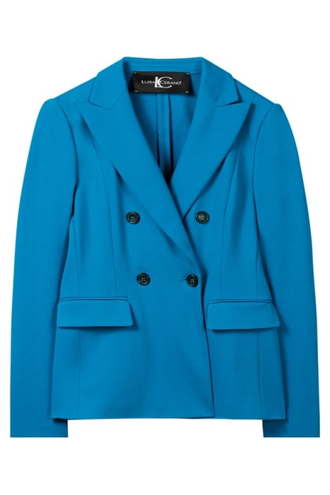PUNTO-MILANO BLAZER DEEP TURQUOISE 3