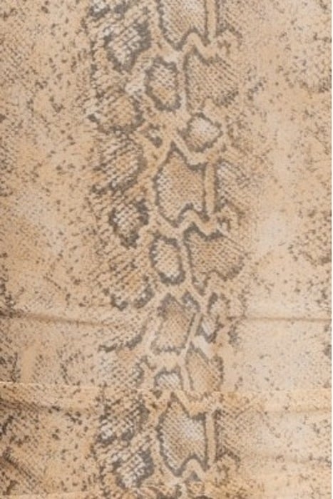 PRINTED MESH LONG SLEEVE FITTED ROLLNECK SNAKE STARFISH 5