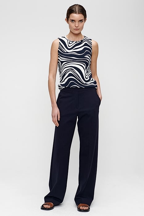 SLEEVELESS TOP MIDNIGHT BLUE 2