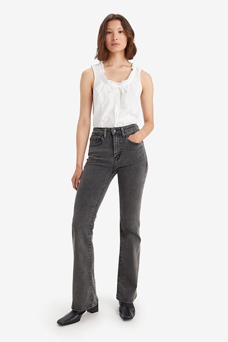 726 FLARED JEANS GREY 2