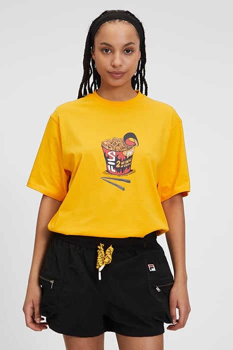 REGULAR FIT SHORT SLEEVES T-SHIRT WITH CUP NOODLE GRAPHIC YE 1