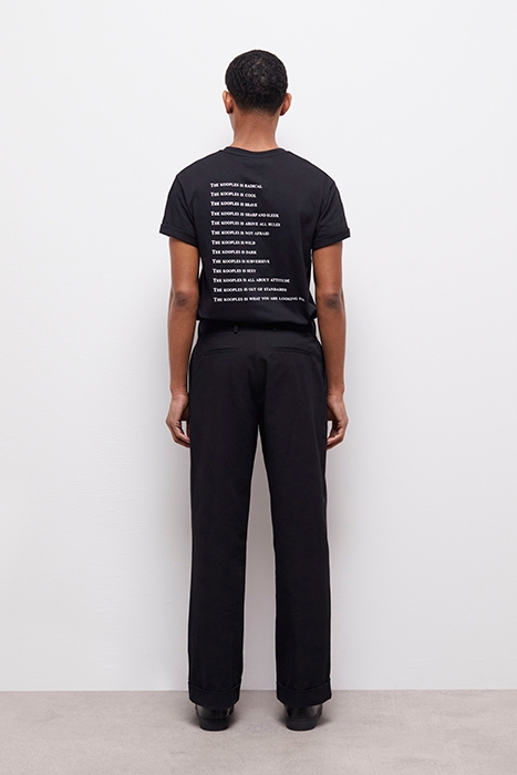 PANTALON SEUL A PINCES ET REVERS BLACK 2