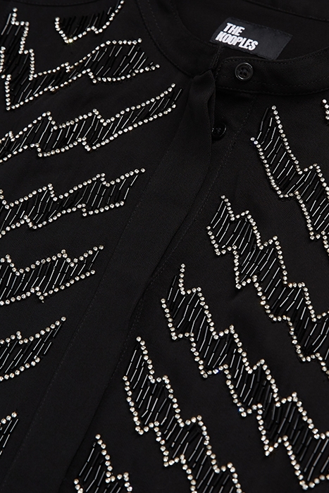 CHEMISE BRODEE A MANCHES LONGUES BLACK 2