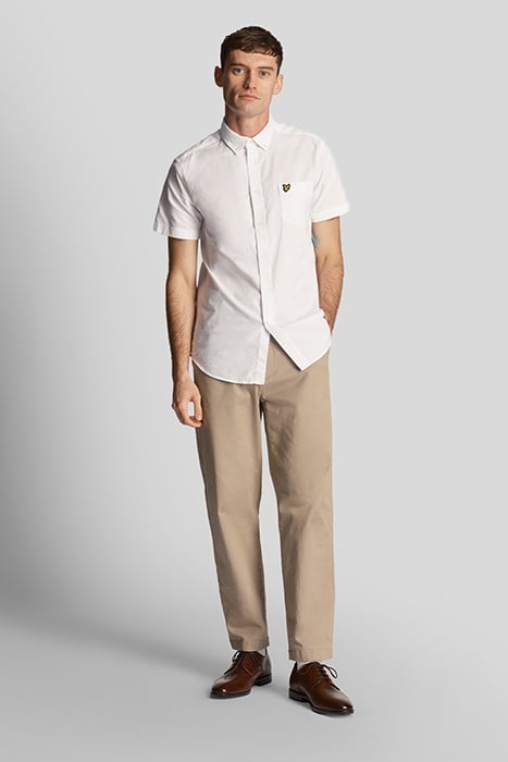 SHORT SLEEVE OXFORD SHIRT WHITE 3