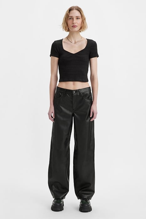 FX LEATHER PANT BLACK 1