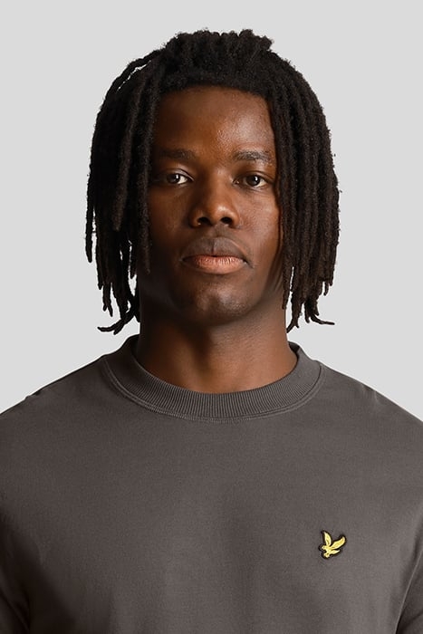 RELAXED LONG SLEEVE T-SHIRT GUNMETAL 5