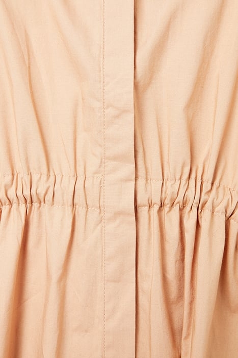 POPLIN TIE SHIRT DRESS K TAN 3