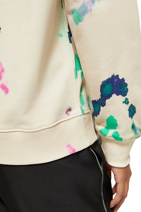 GALAXY DYE AOP PRINT DROPPED SHOULDER SWEATSHIRT GALAXY DYE 7