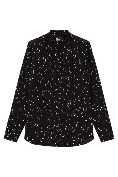 CHEMISE IMPRIMEE COMETE BLACK WHITE 3