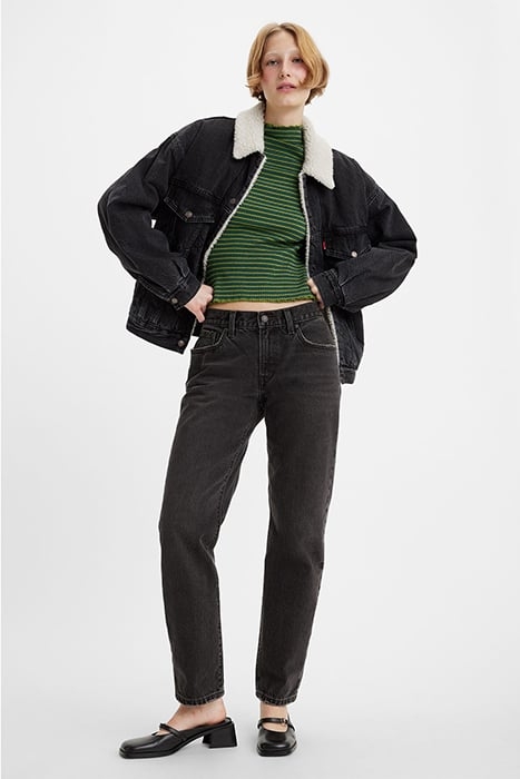 MIDDY STRAIGHT JEANS GREY 1